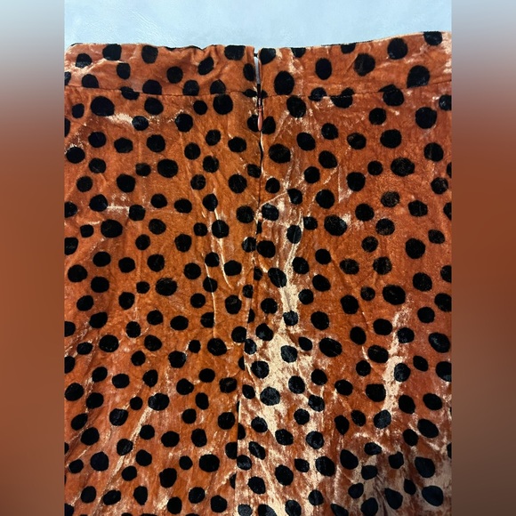 MADEWELL Velvet Leopard Skirt - Picture 4 of 6